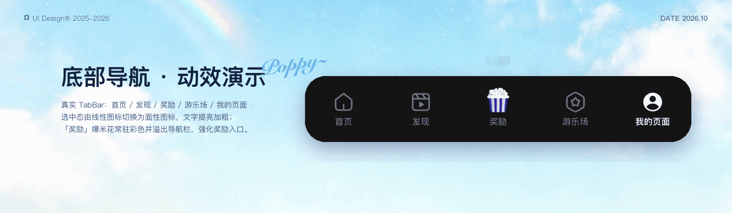 Shortime 底部导航设计